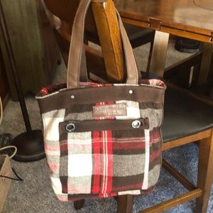 Flannel tote